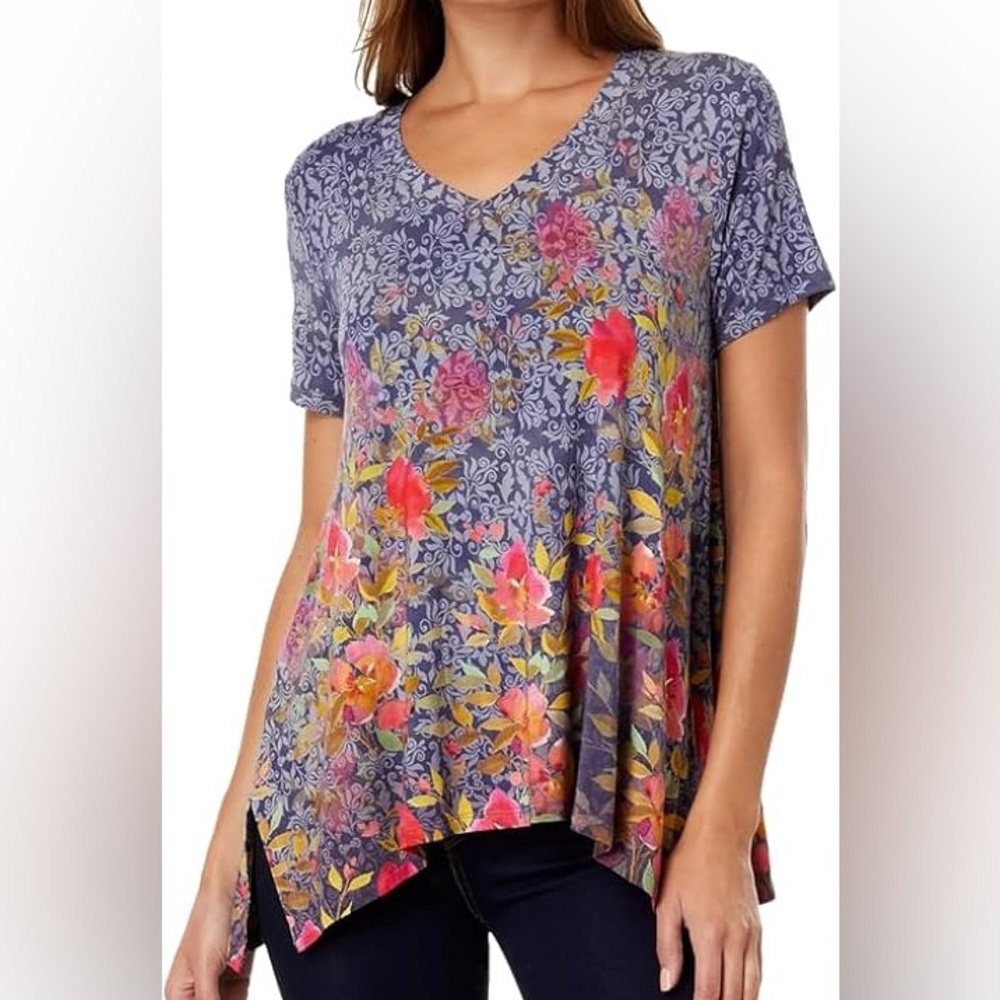 Johnny Was Locust Drape Tee
